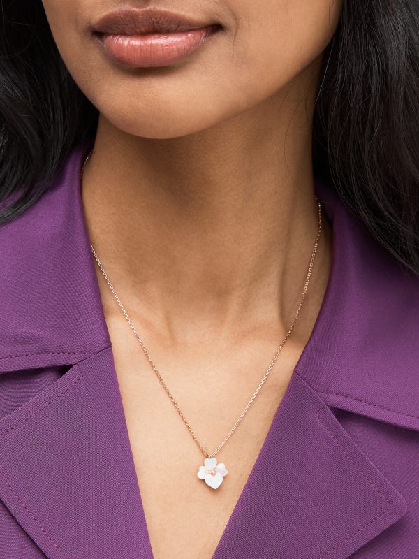 Kate Spade Precious Pansy Mini Pendant