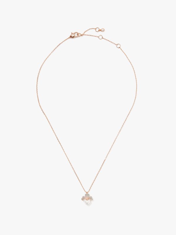 Kate Spade Precious Pansy Mini Pendant