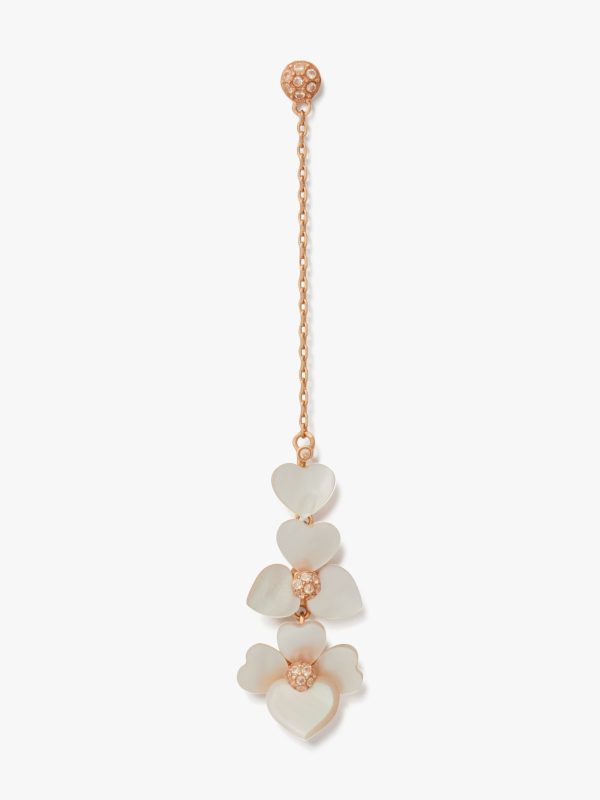 Kate Spade Precious Pansy Linear Earrings