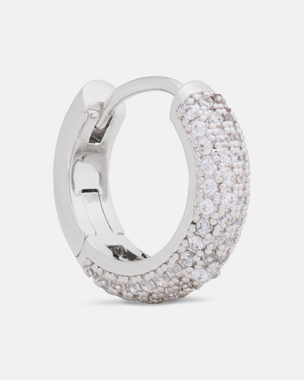 Kate Spade Brilliant Statements Pavé Mini Huggies