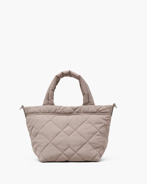 Marc Jacobs Mini Quilted Nylon Tote Bag in Concrete alternate view