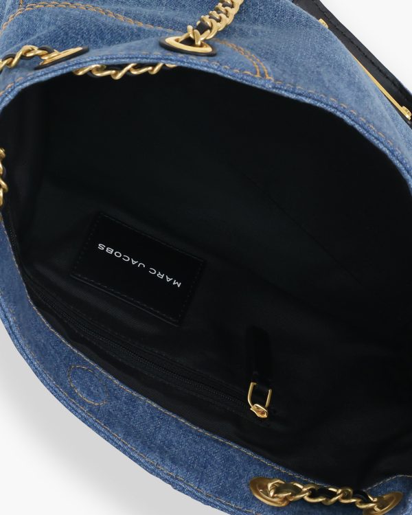 Marc Jacobs Medium Plaza Tote in Medium Denim interior view