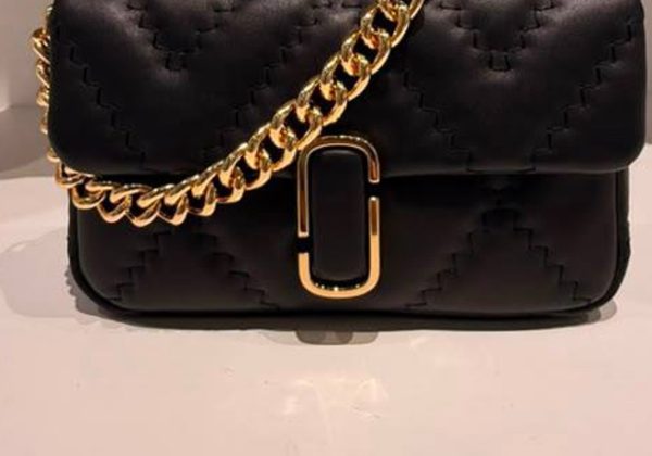 Marc Jacobs The Quilted J Marc Shoulder Bag Black - Preorder