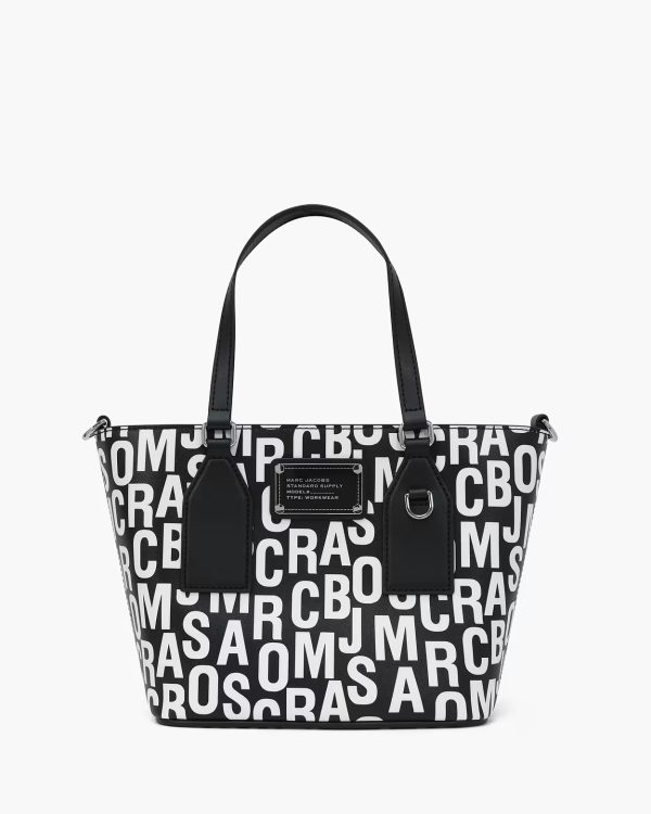 Marc Jacobs Standard Supply Monogram Tote Bag Black/White - Preorder