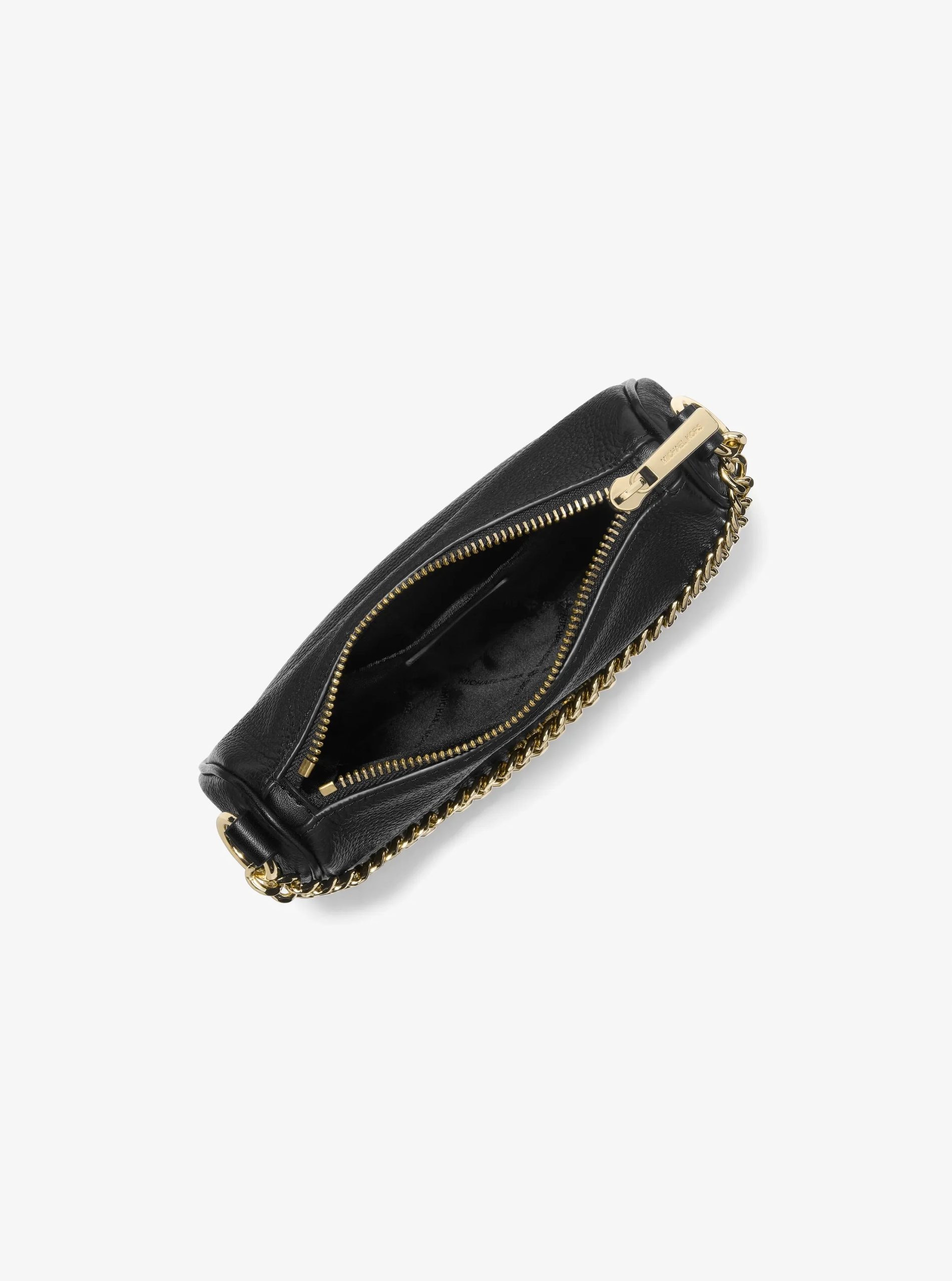 Michael Kors Carmela Small Pebbled Leather Convertible Crossbody Bag Black - Preorder - Image 2