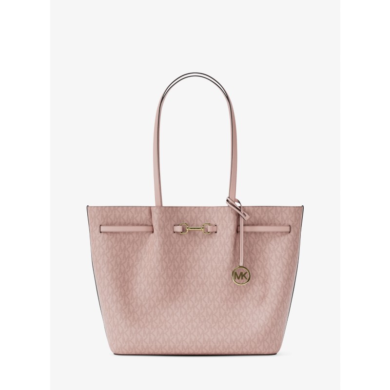 Michael Kors Carson Large Signature Logo Tote Powder Blush specific bag 2026