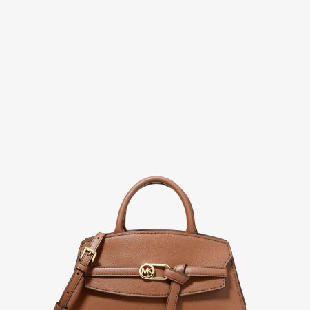 Michael Kors Greta Small Leather Convertible Crossbody Bag Luggage - Preorder