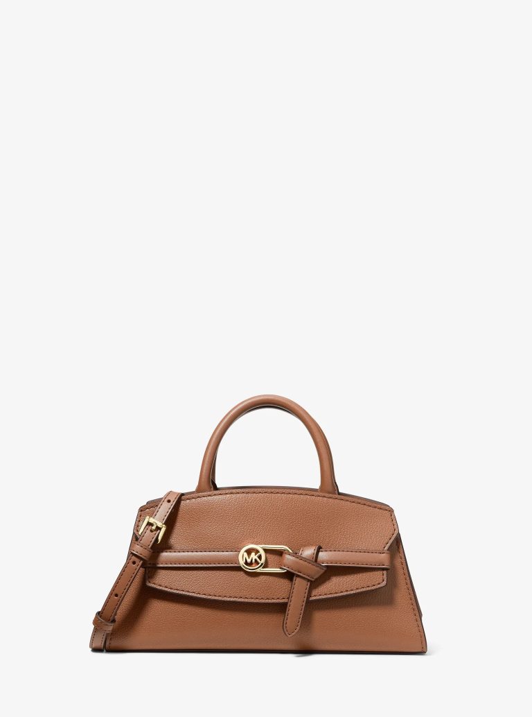 Michael Kors Greta Small Leather Convertible Crossbody Bag Luggage - Preorder