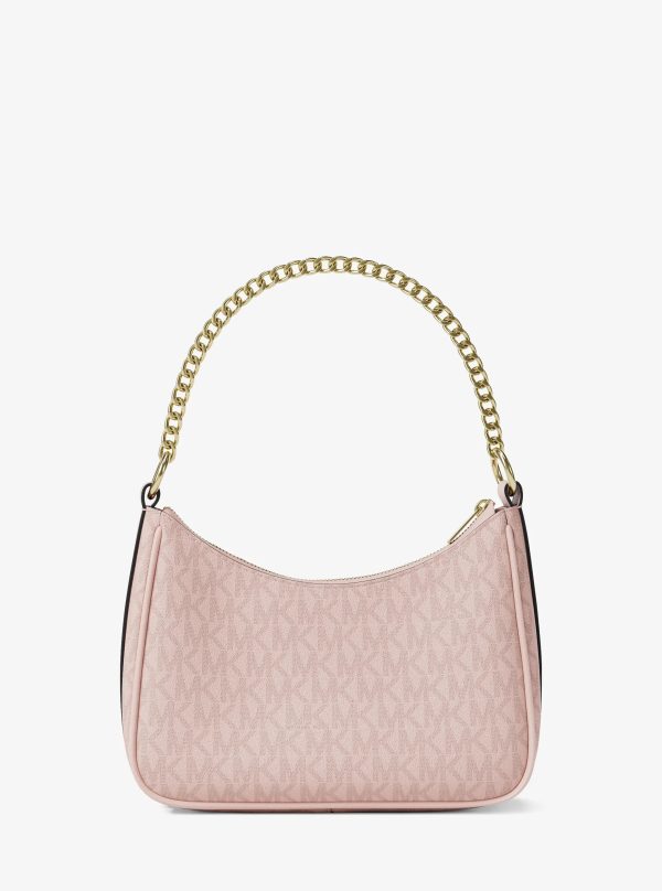 Michael Kors Jet Set Small Signature Logo Convertible Crossbody Bag Powder Blush - Preorder