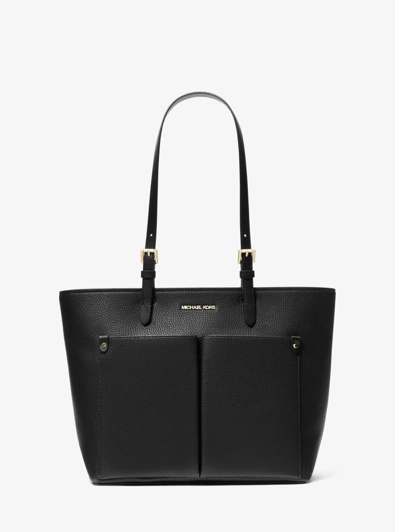Michael Kors Jet Set Medium Pocket Tote Bag Black - Preorder