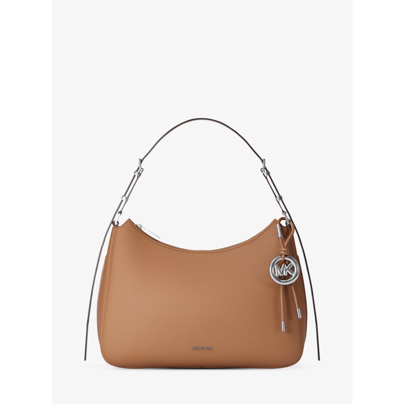 Michael Kors Nolita Medium Pebbled Leather Shoulder Bag 30F5GY5M6L neutral color 2026