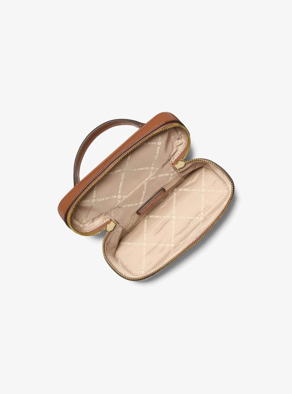 Michael Kors Vivi Small Signature Logo Vanity Crossbody Bag Brown - Preorder