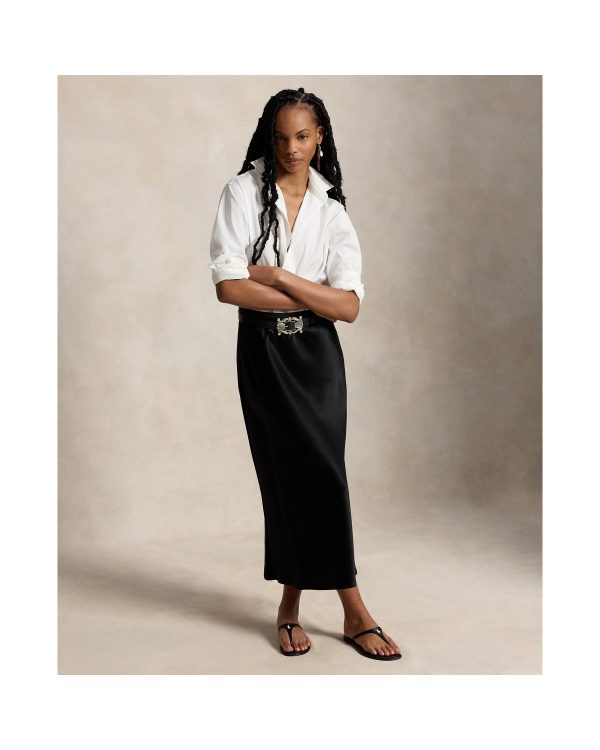 Ralph Lauren Double Faced Satin Skirt