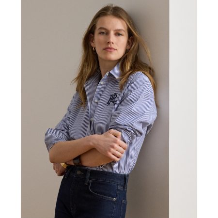 Ralph Lauren Relaxed Fit Striped Stretch Cotton Shirt