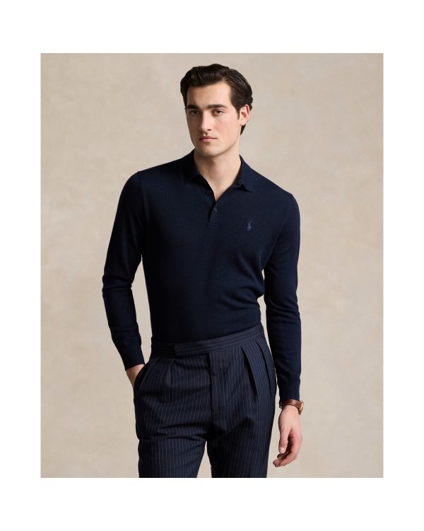 Polo Ralph Lauren Washable Wool Polo Collar Sweater