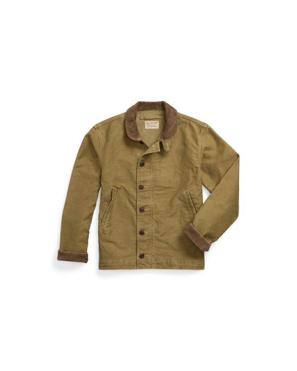 Polo Ralph Lauren Corduroy Collar Cotton Deck Jacket