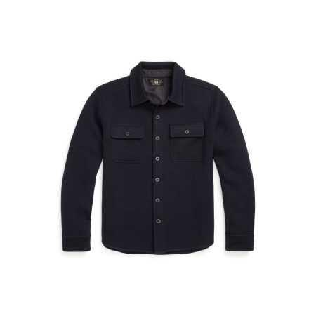 Polo Ralph Lauren Birdseye Jacquard Wool Workshirt Sweater
