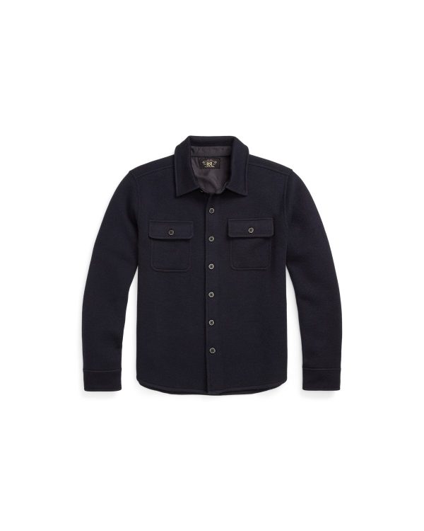 Polo Ralph Lauren Birdseye Jacquard Wool Workshirt Sweater