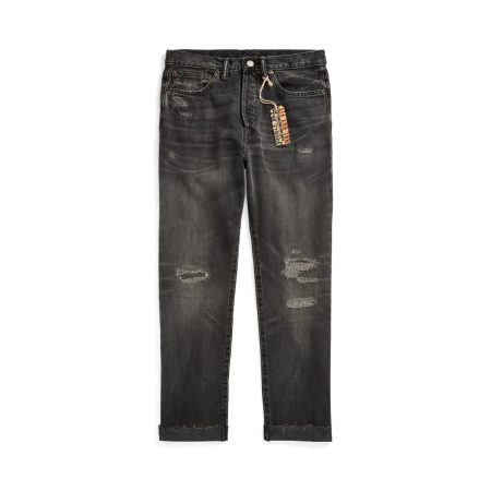 Ralph Lauren Boy Fit Black Repaired Jean