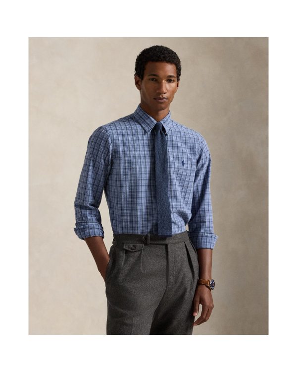 Polo Ralph Lauren Classic Fit Plaid Brushed Oxford Shirt