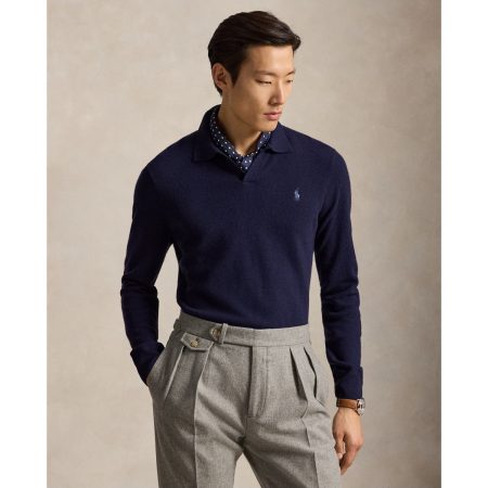 Polo Ralph Lauren Wool Johnny Collar Sweater