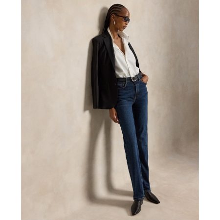 Ralph Lauren High Rise Straight Jean