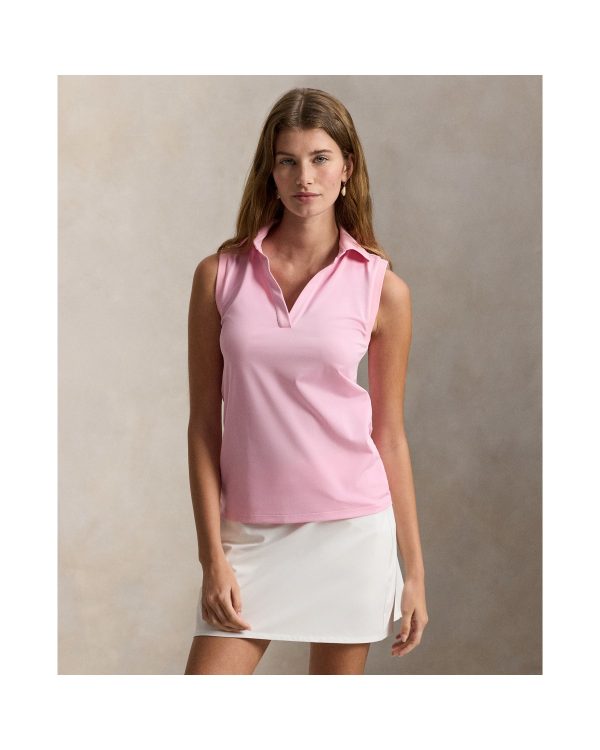 Ralph Lauren Tailored Fit Sleeveless Polo Shirt