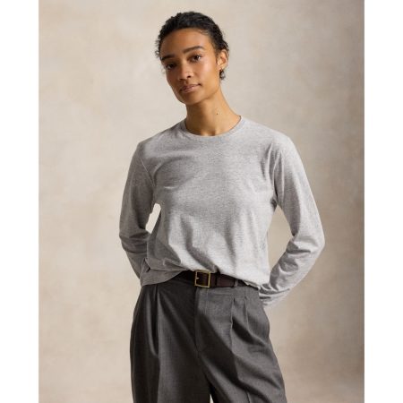 Ralph Lauren Shrunken Fit Jersey Long Sleeve Tee
