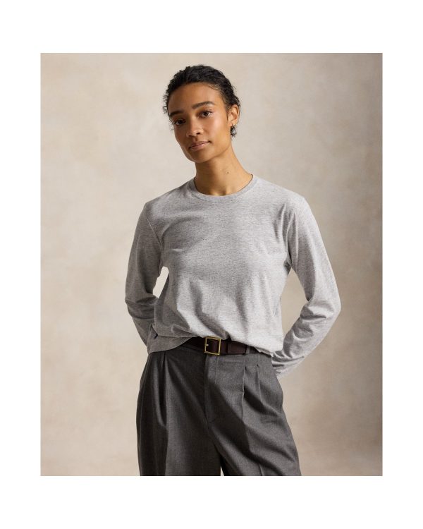 Ralph Lauren Shrunken Fit Jersey Long Sleeve Tee