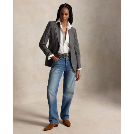 Ralph Lauren High Rise Relaxed Straight Jean