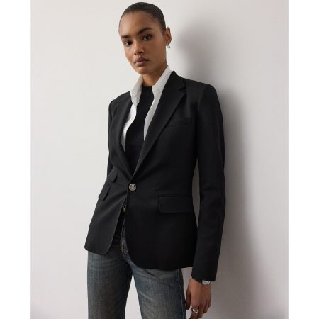 Ralph Lauren Parker Wool Crepe Jacket