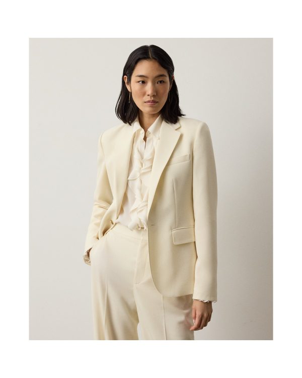 Ralph Lauren Parker Wool Crepe Jacket