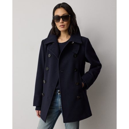 Ralph Lauren Logan Double-Faced Wool-Cashmere Peacoat