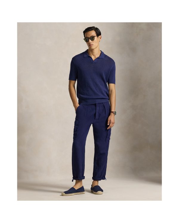 Polo Ralph Lauren Lateef Slim Tapered Fit Linen Cargo Pant