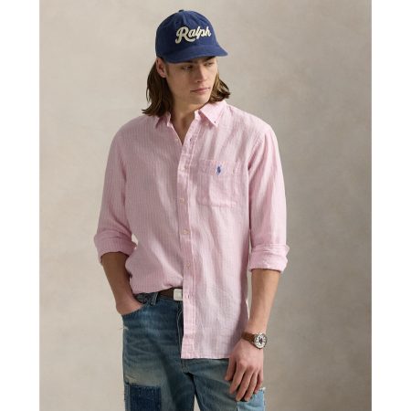 Polo Ralph Lauren Classic Fit Striped Linen Shirt