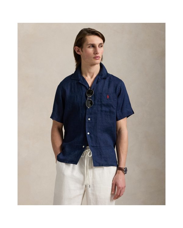 Polo Ralph Lauren Classic Fit Linen Camp Shirt