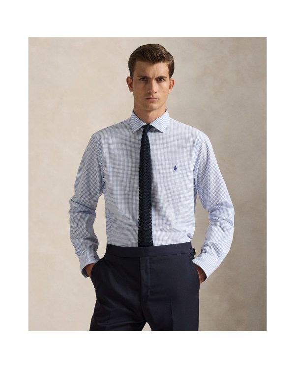 Polo Ralph Lauren Classic Fit Plaid Stretch Poplin Shirt