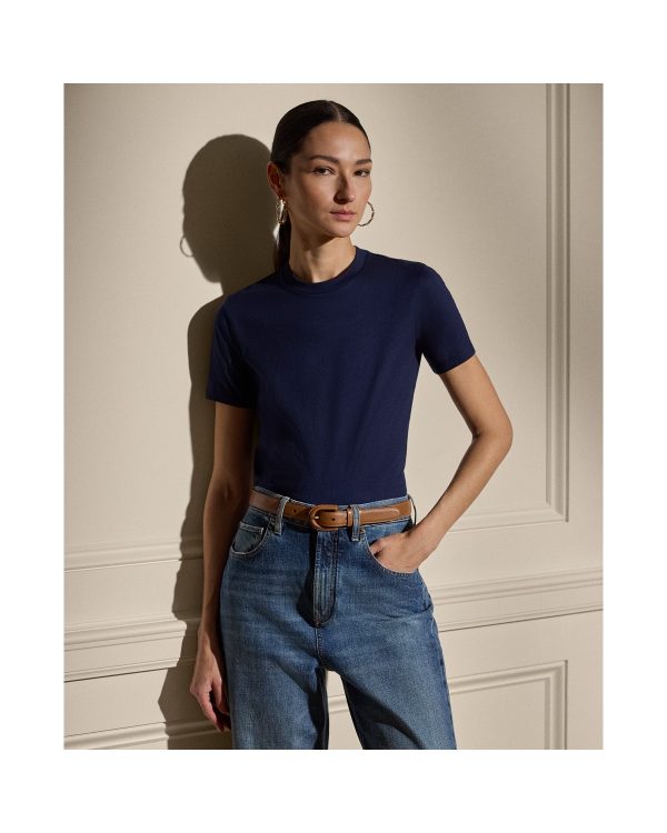 Ralph Lauren Hallie Cotton Jersey Tee