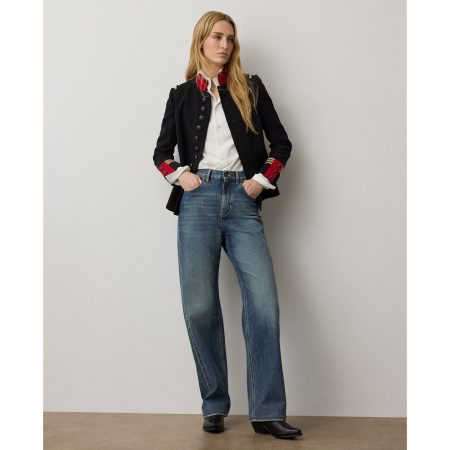 Ralph Lauren Novah High-Rise Wide-Leg Jean
