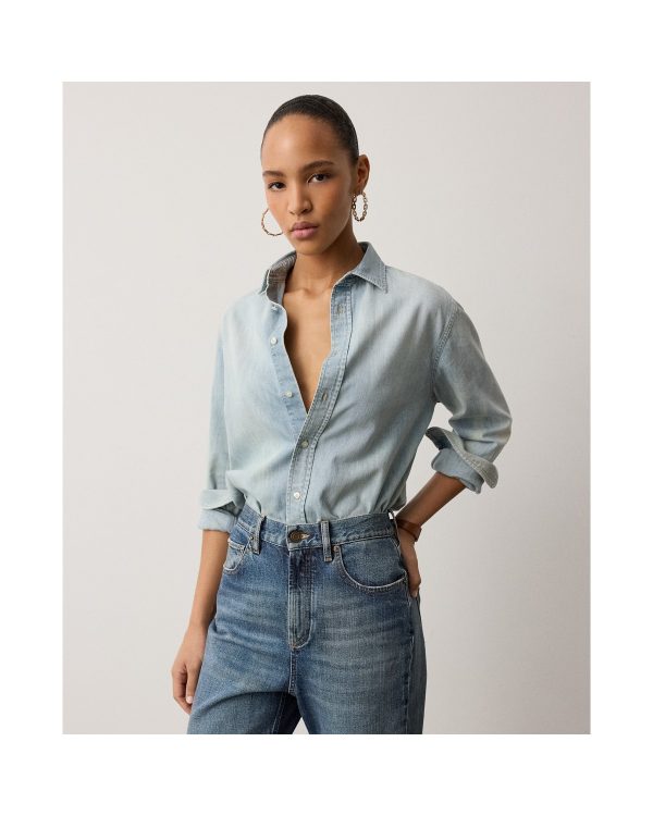 Ralph Lauren Adrien Relaxed Fit Cotton Denim Shirt