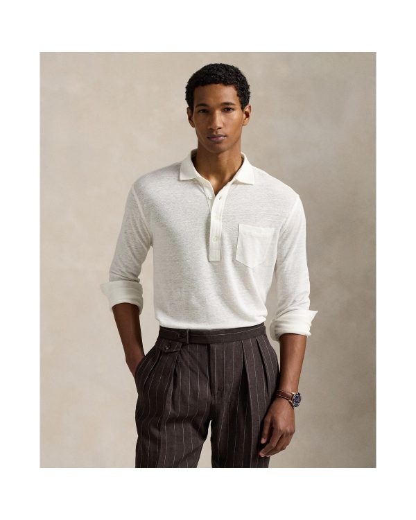 Polo Ralph Lauren Linen Mesh Polo Shirt