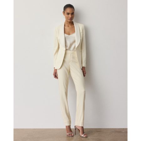 Ralph Lauren Seth Wool Crepe Tuxedo Pant