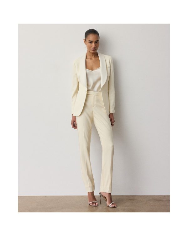 Ralph Lauren Seth Wool Crepe Tuxedo Pant