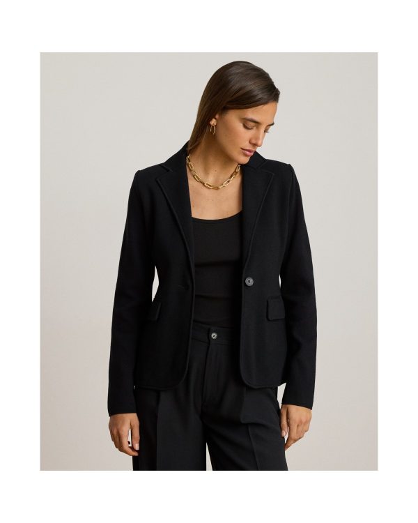 Ralph Lauren Cotton-Blend Sweater Blazer