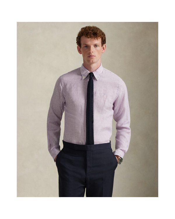 Polo Ralph Lauren Classic Fit Striped Linen Shirt
