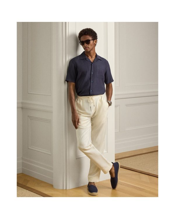 Polo Ralph Lauren Hand Tailored Silk Linen Trouser