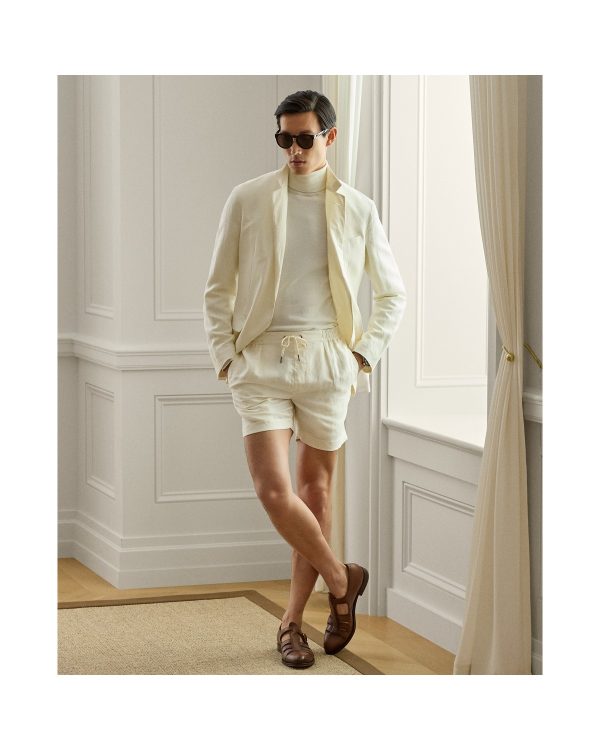 Polo Ralph Lauren Silk Linen Drawstring Short