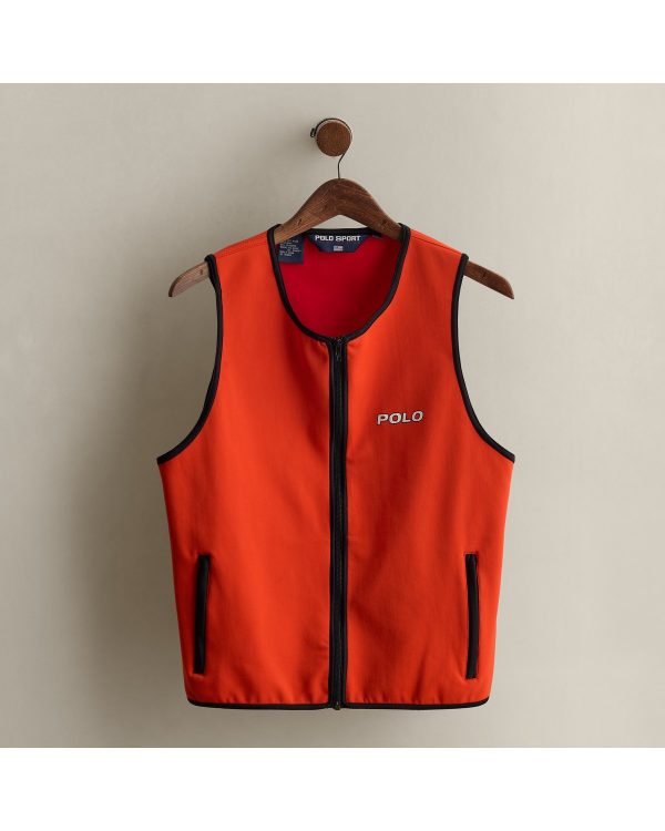 Ralph Lauren 1997 Logo Mesh-Panel Vest - Size XL