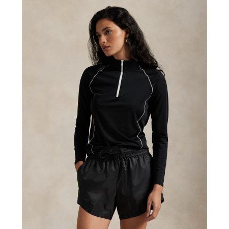 Ralph Lauren Stretch-Jersey Quarter-Zip