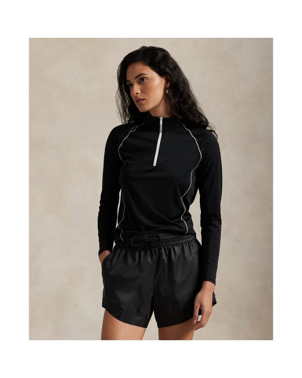 Ralph Lauren Stretch-Jersey Quarter-Zip